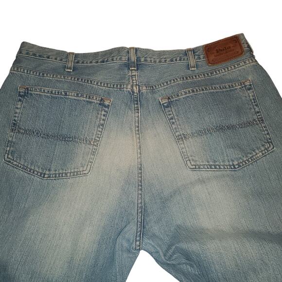 Vintage Polo Ralph Lauren Men’s 38x29 Dungarees Country Fit Straight Denim Jeans - Picture 6 of 14